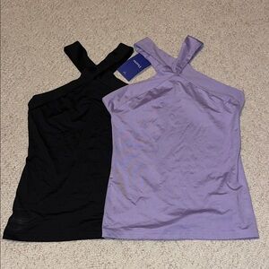 NWT Black & Purple Tank Top Bundle, SIZE S